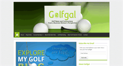 Desktop Screenshot of golfgal-blog.com