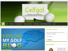 Tablet Screenshot of golfgal-blog.com